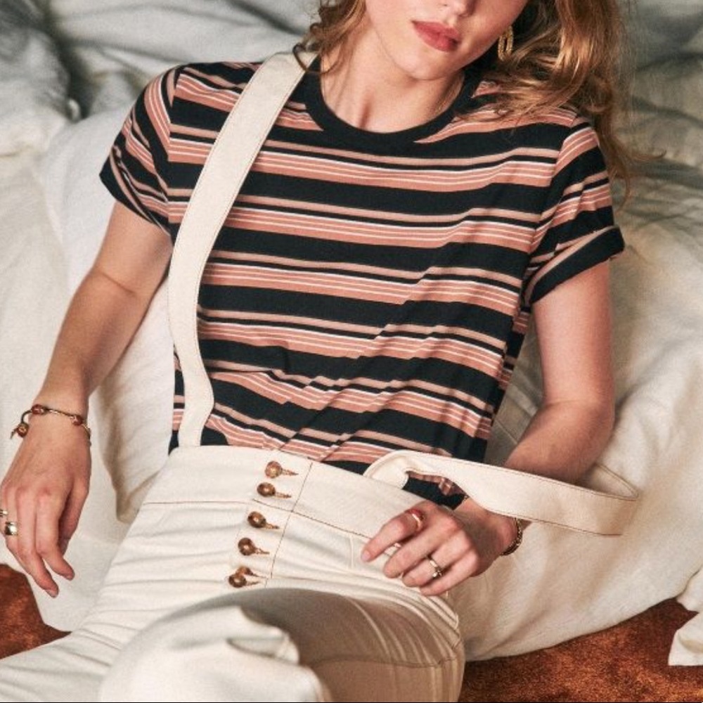 Sezane striped tshirt